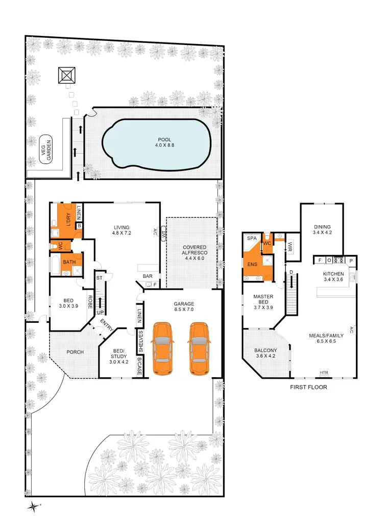 Floorplan of Homely house listing, 11 Corsair Way, Torquay VIC 3228