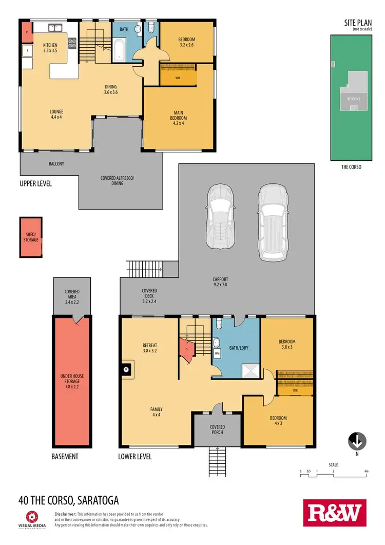Floorplan of Homely house listing, 40 The Corso, Saratoga NSW 2251