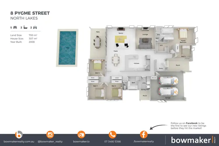 Floorplan of Homely house listing, 8 Pygme Street, North Lakes QLD 4509