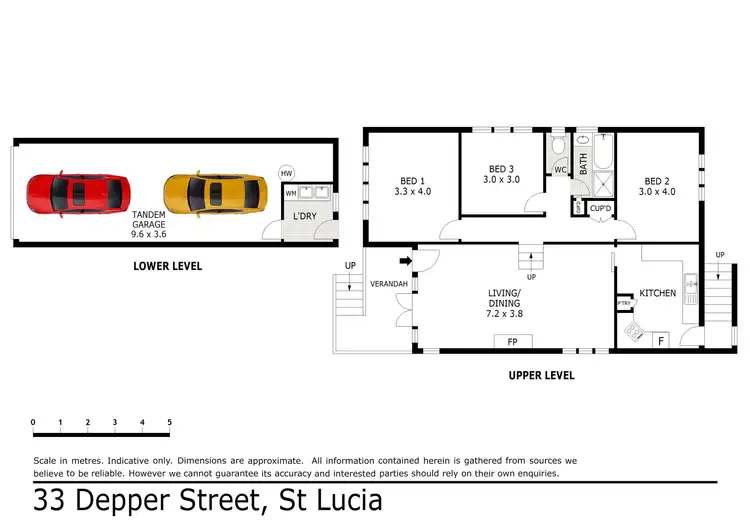 Floorplan of Homely house listing, 33 Depper Street, St Lucia QLD 4067