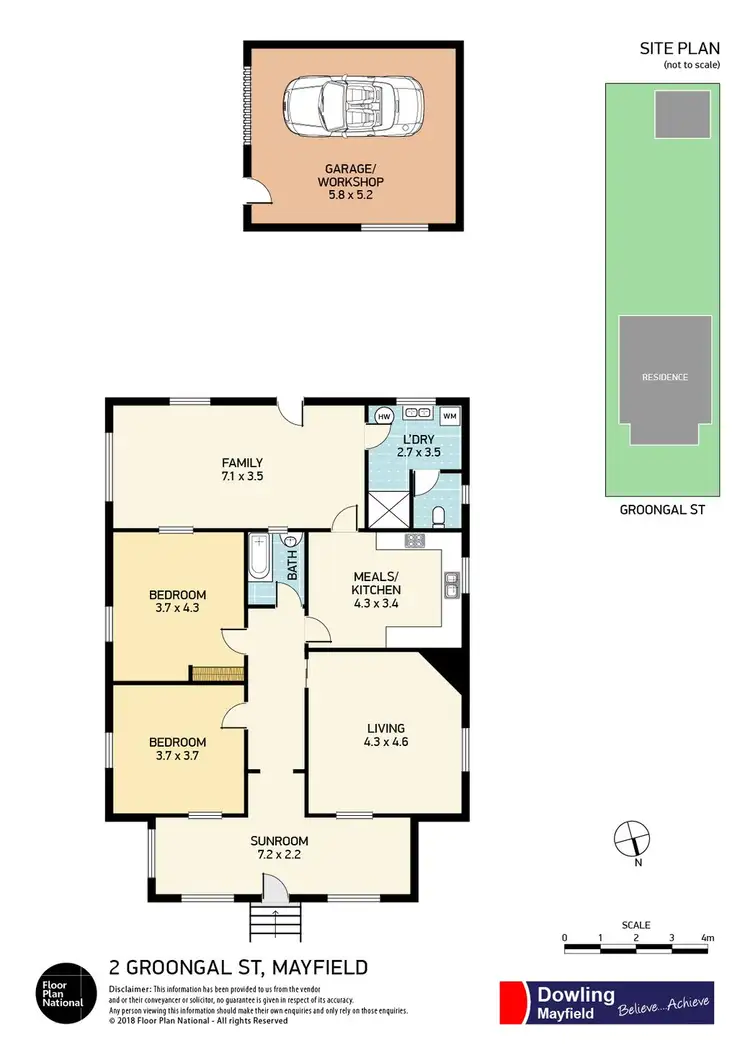Floorplan of Homely house listing, 2 Groongal Street, Mayfield West NSW 2304