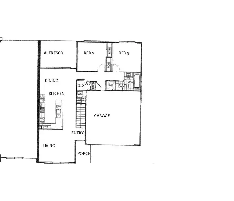 Floorplan of Homely semi-detached listing, 1 Apple Crescent, Caloundra West QLD 4551