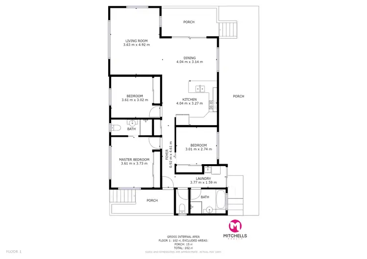 Floorplan of Homely house listing, 16 Andersen Avenue, Urraween QLD 4655