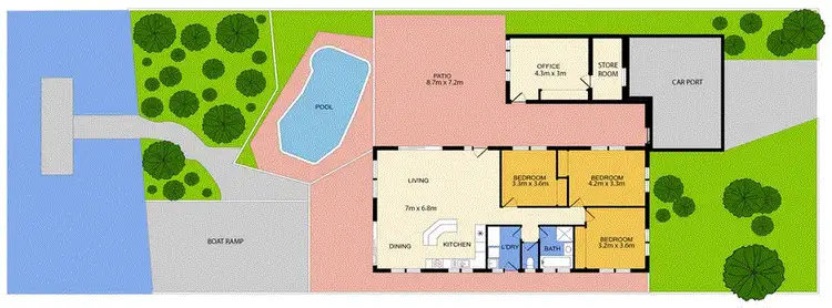 Floorplan of Homely house listing, 8 Coomaroo Crescent, Minyama QLD 4575