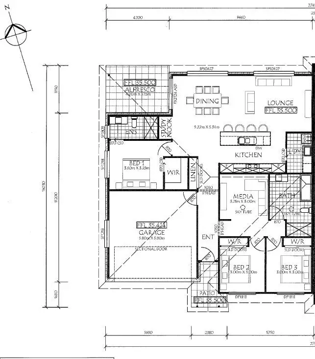 Floorplan of Homely house listing, LOT323/1 Caladenia Crescent, South Nowra NSW 2541