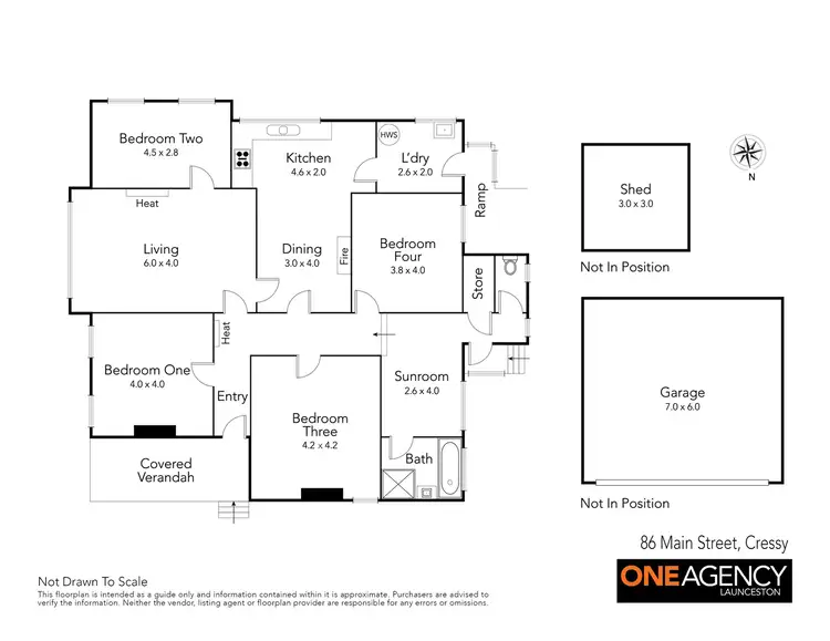 Floorplan of Homely house listing, 86 Main Street, Cressy TAS 7302