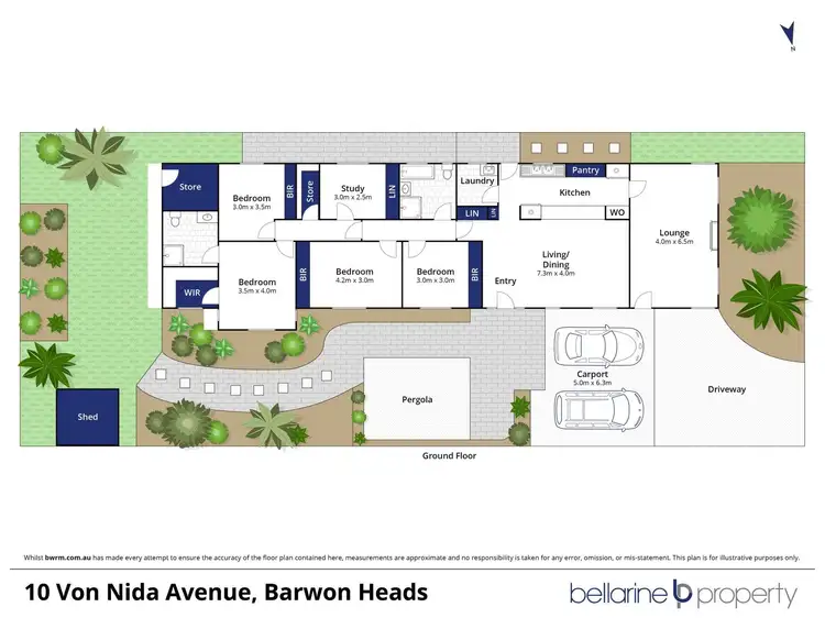 Floorplan of Homely house listing, 10 Von Nida Avenue, Barwon Heads VIC 3227