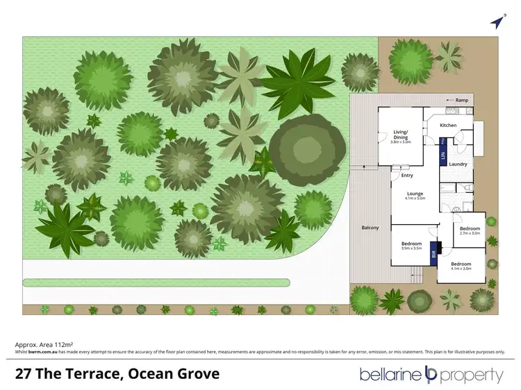 Floorplan of Homely house listing, 27 The Terrace, Ocean Grove VIC 3226