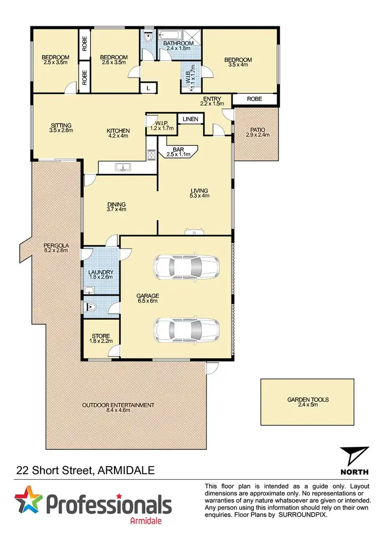 Floorplan of Homely house listing, 22 Short Street, Armidale NSW 2350