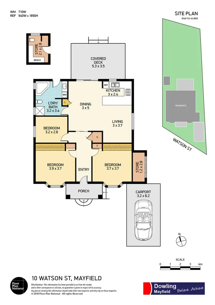 Floorplan of Homely house listing, 10 Watson Street, Mayfield NSW 2304