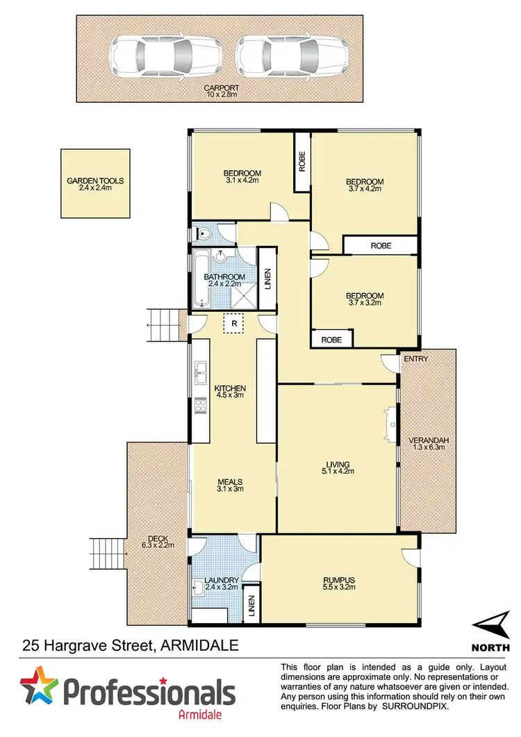 Floorplan of Homely house listing, 25 Hargrave Street, Armidale NSW 2350
