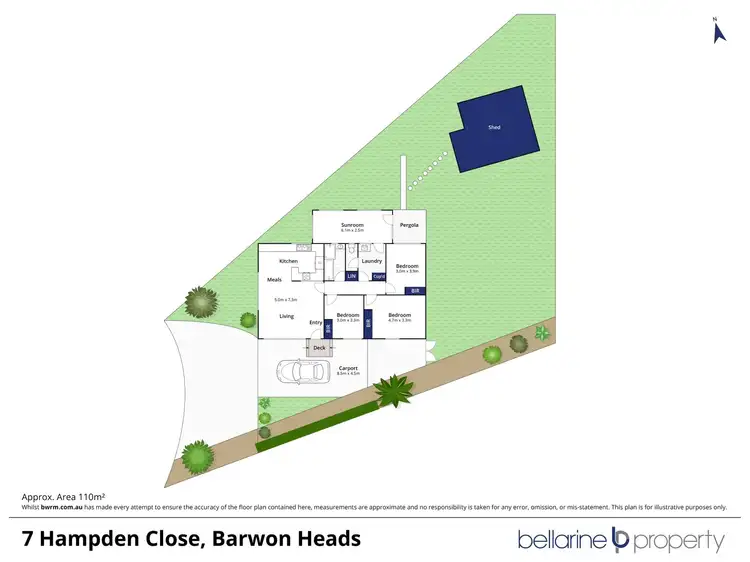 Floorplan of Homely house listing, 7 Hampden Close, Barwon Heads VIC 3227