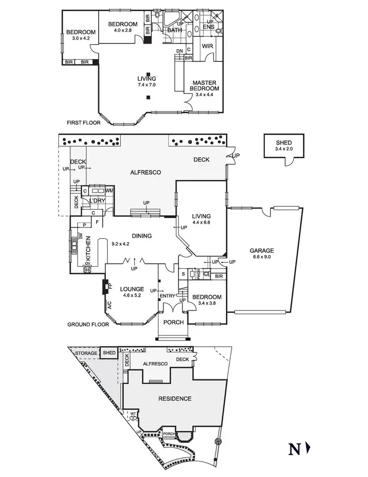 Floorplan of Homely house listing, 5 Overland Place, Keilor East VIC 3033