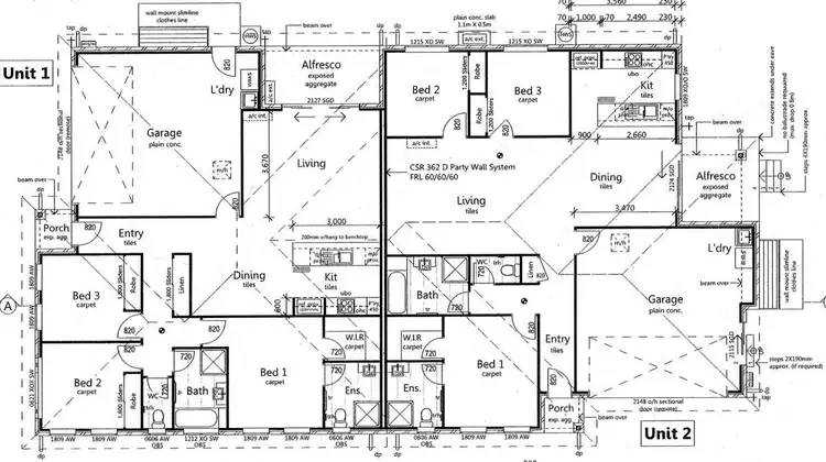 Floorplan of Homely semi-detached listing, 1/3 Bass Court, Oxenford QLD 4210
