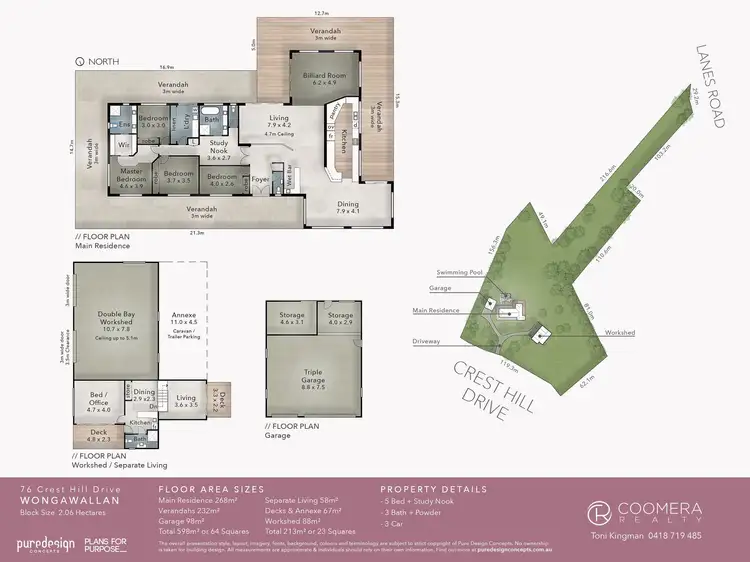 Floorplan of Homely house listing, 76 Crest Hill Drive, Wongawallan QLD 4210