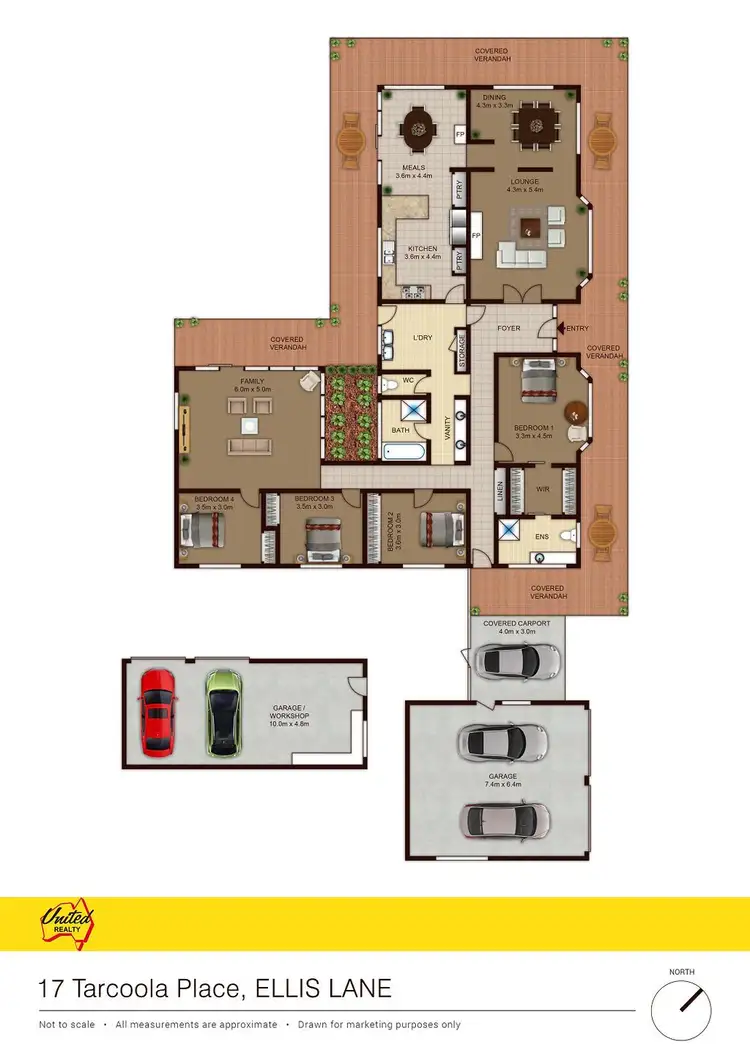 Floorplan of Homely house listing, 17 Tarcoola Place, Ellis Lane NSW 2570