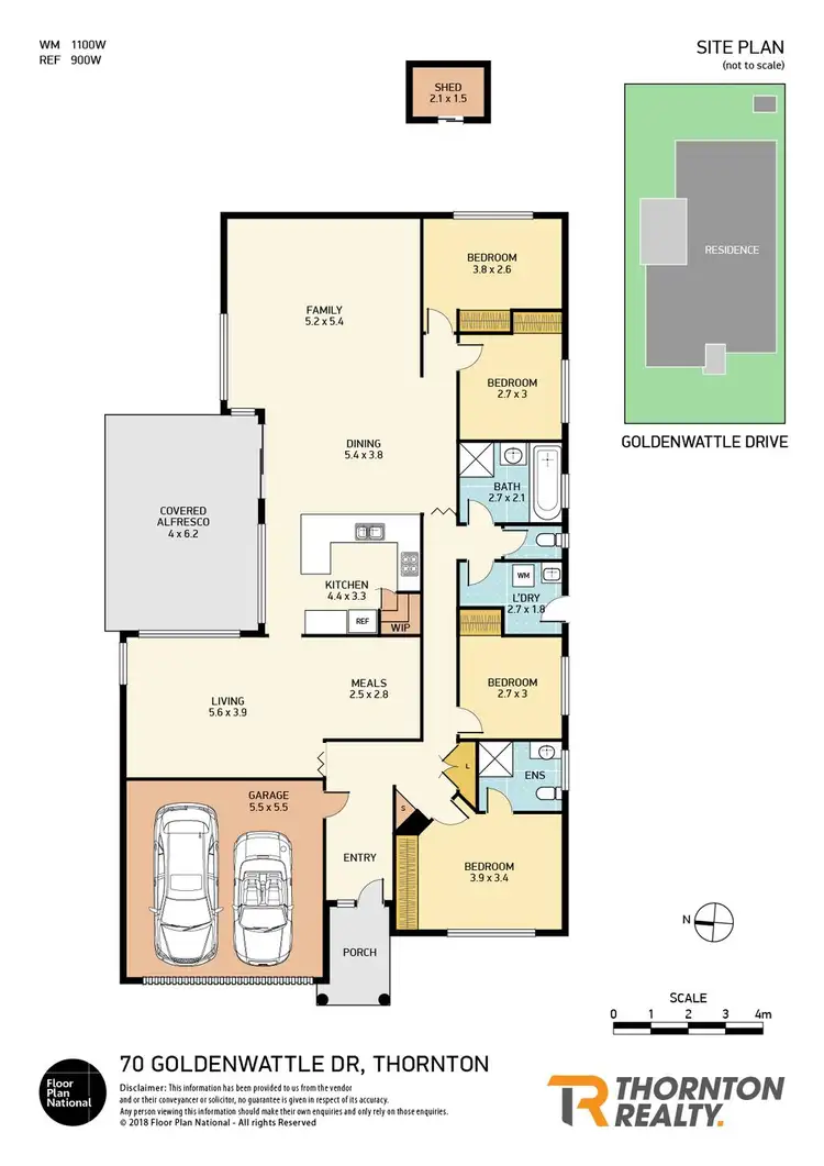 Floorplan of Homely house listing, 70 Golden Wattle Crescent, Thornton NSW 2322