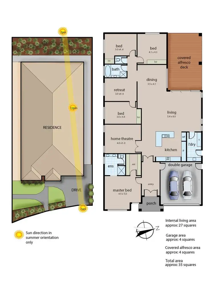 Floorplan of Homely house listing, 39 Kuranda Street, Langwarrin VIC 3910