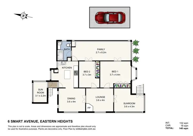 Floorplan of Homely house listing, 6 Smart Avenue, Eastern Heights QLD 4305