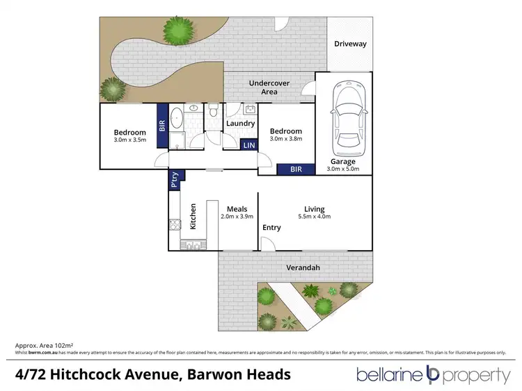 Floorplan of Homely unit listing, 4/72 Hitchcock Avenue, Barwon Heads VIC 3227