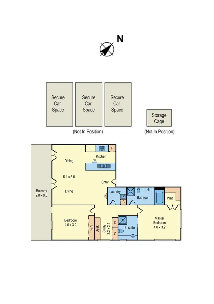 Floorplan of Homely apartment listing, 17/646 Toorak Road, Toorak VIC 3142