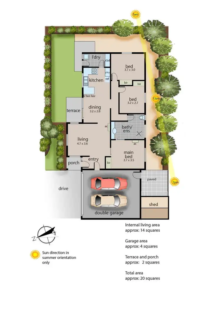 Floorplan of Homely unit listing, 6/160 North Road, Langwarrin VIC 3910