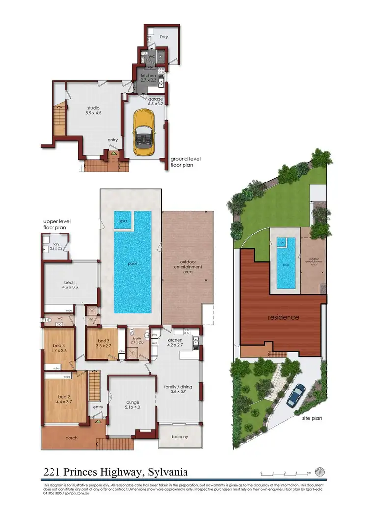 Floorplan of Homely house listing, 221 Princes Highway, Sylvania NSW 2224