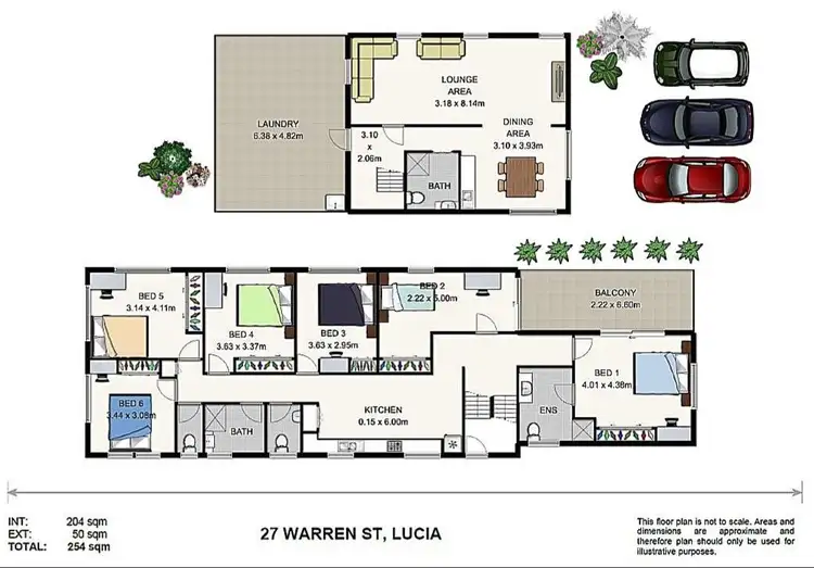 Floorplan of Homely house listing, 27 Warren Street, St Lucia QLD 4067