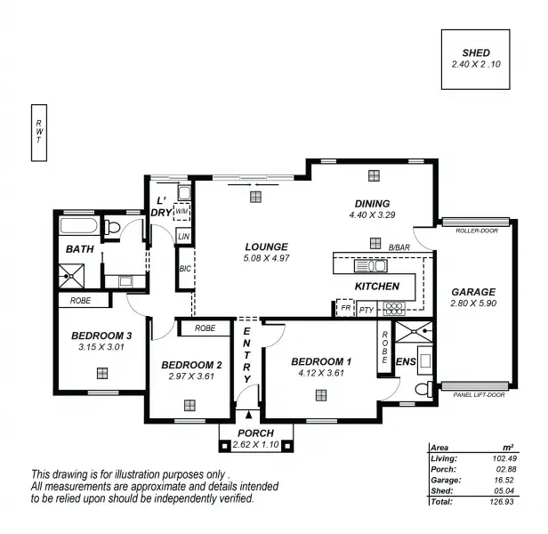 Floorplan of Homely house listing, 24 Emery Road, Campbelltown SA 5074