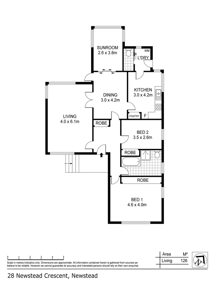 Floorplan of Homely house listing, 28 Newstead Crescent, Newstead TAS 7250