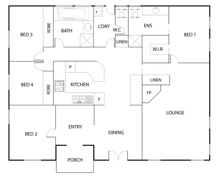 Floorplan of Homely house listing, 2 Spiers Place, Wanniassa ACT 2903