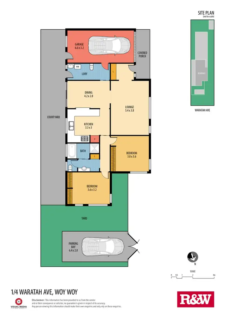 Floorplan of Homely villa listing, 1/4 Waratah Avenue, Woy Woy NSW 2256