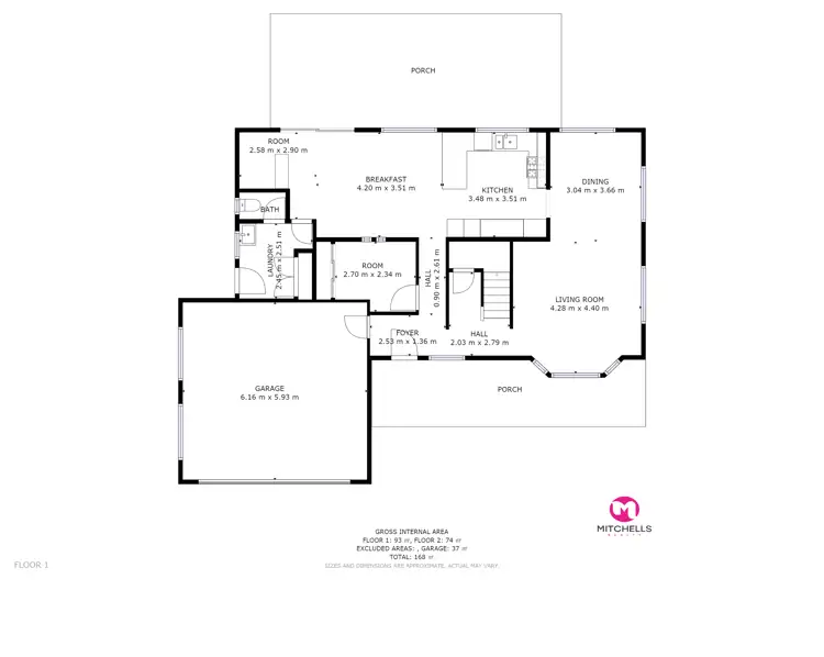 Floorplan of Homely house listing, 3 Stevens Close, Kawungan QLD 4655