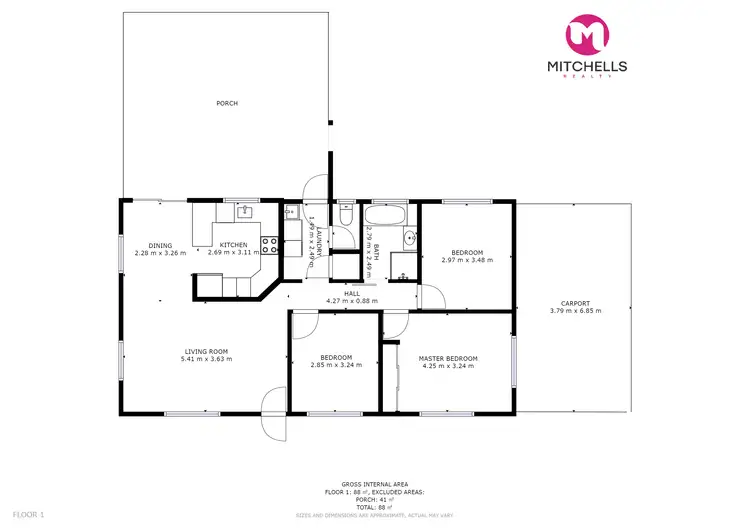 Floorplan of Homely house listing, 10 Eagle Close, Craignish QLD 4655