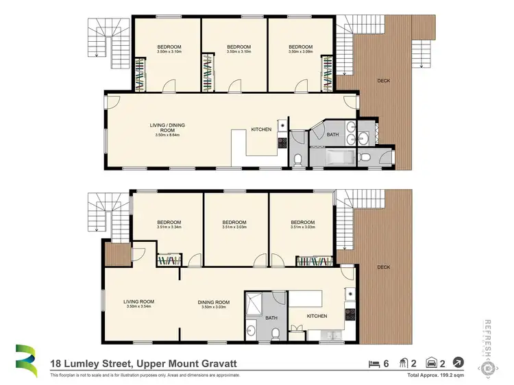 Floorplan of Homely house listing, 18 Lumley St, Upper Mount Gravatt QLD 4122