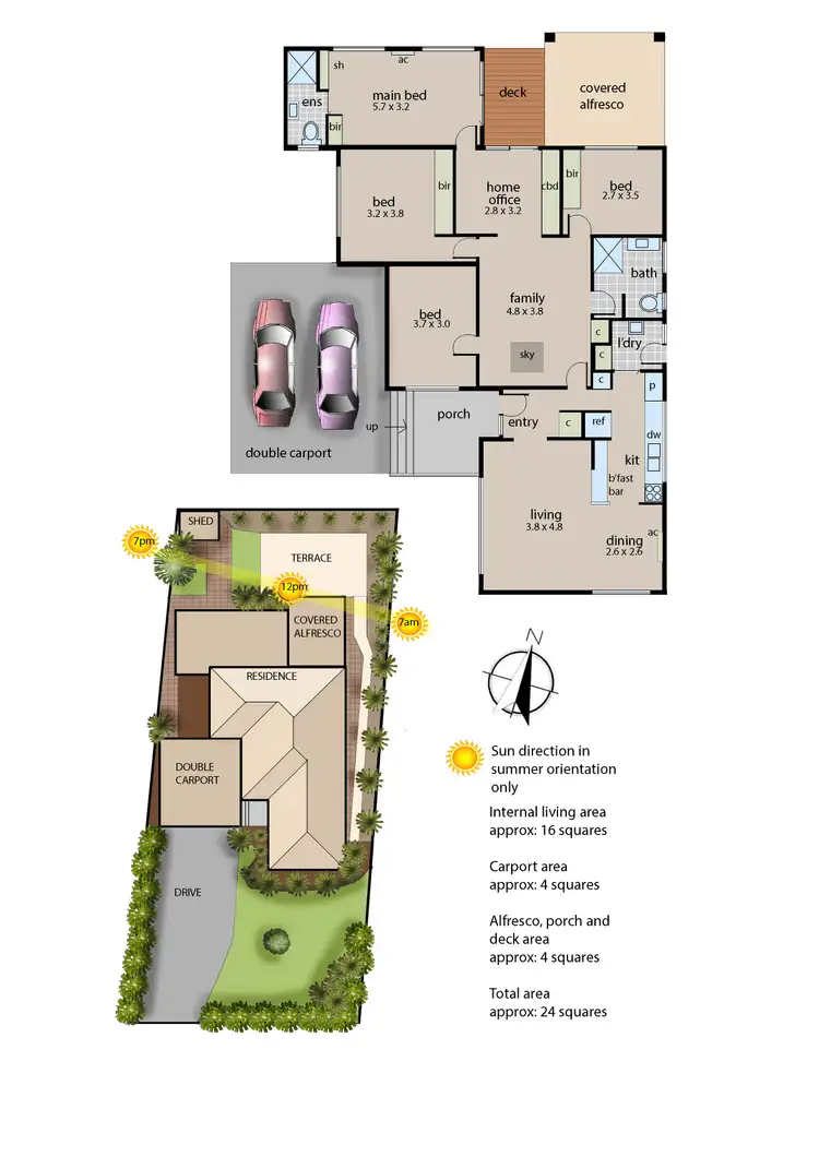 Floorplan of Homely house listing, 29 Carramar Drive, Frankston VIC 3199