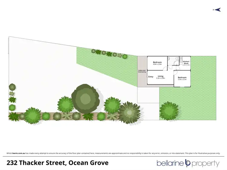 Floorplan of Homely house listing, 232 Thacker Street, Ocean Grove VIC 3226