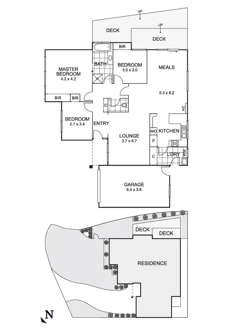 Floorplan of Homely house listing, 1 Collins Close, Keilor East VIC 3033