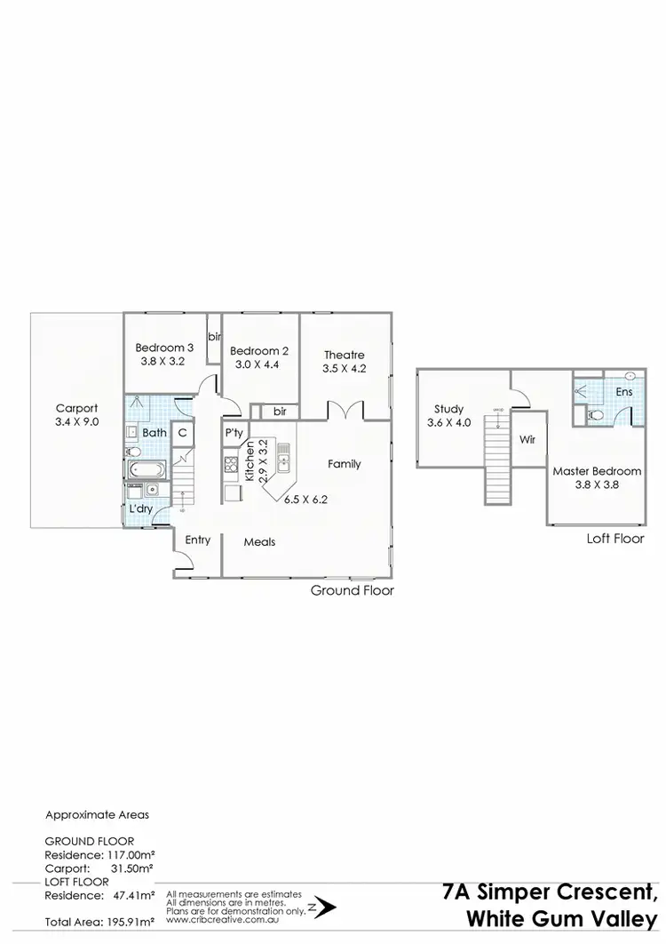 Floorplan of Homely house listing, 7a Simper Crescent, White Gum Valley WA 6162