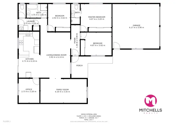 Floorplan of Homely house listing, 11 Gumtree Drive, Urraween QLD 4655