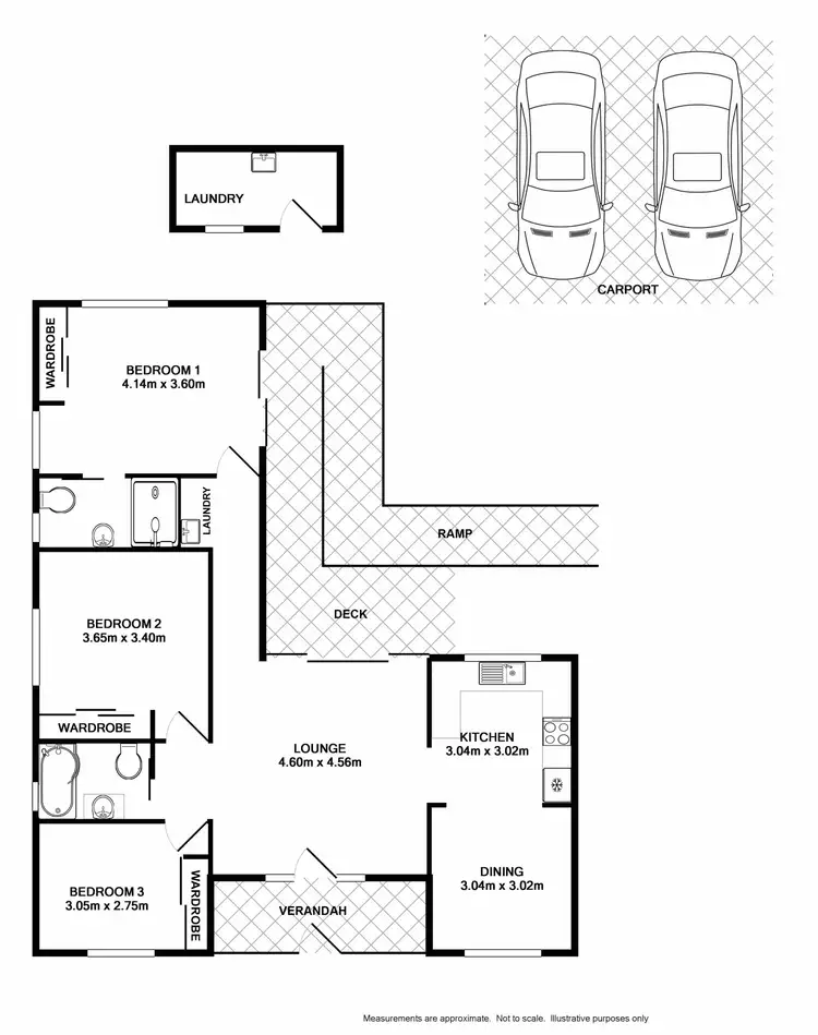 Floorplan of Homely house listing, 62 Joseph St, Kingswood NSW 2747