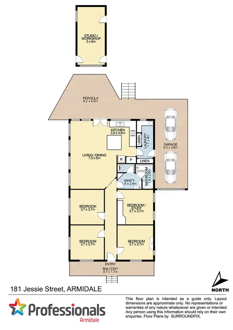 Floorplan of Homely house listing, 181 Jessie Street, Armidale NSW 2350
