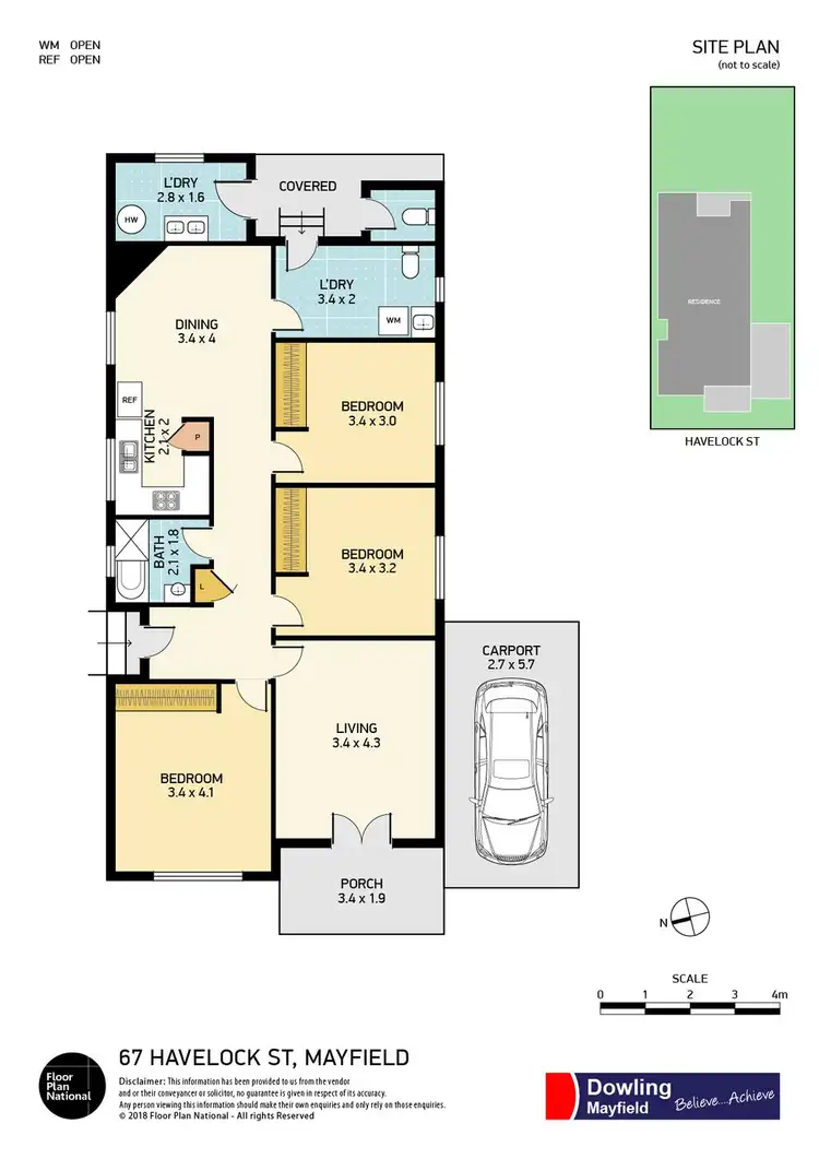 Floorplan of Homely house listing, 67 Havelock Street, Mayfield NSW 2304