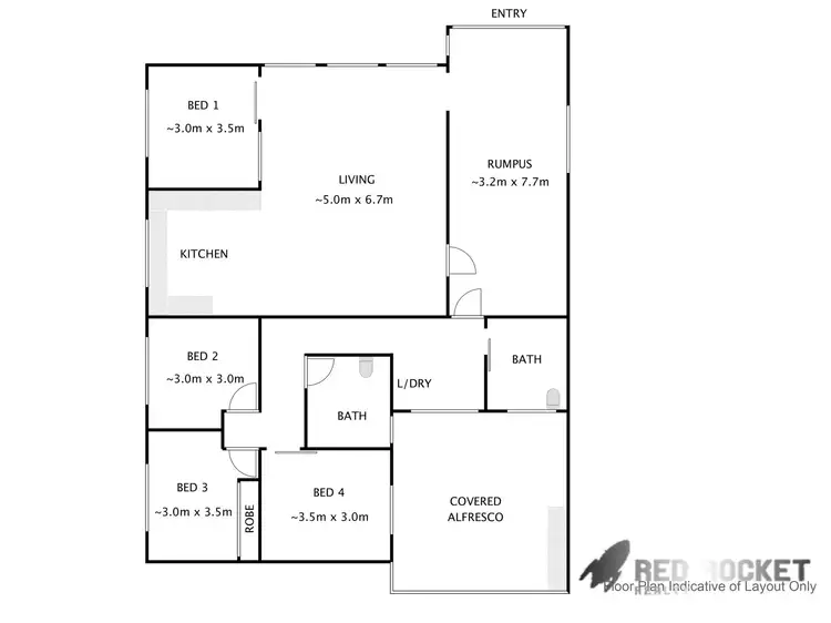 Floorplan of Homely house listing, 6 Wendron Street, Rochedale South QLD 4123