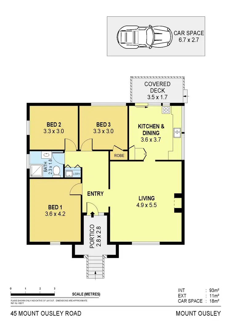 Floorplan of Homely house listing, 45 Mount Ousley Road, Mount Ousley NSW 2519