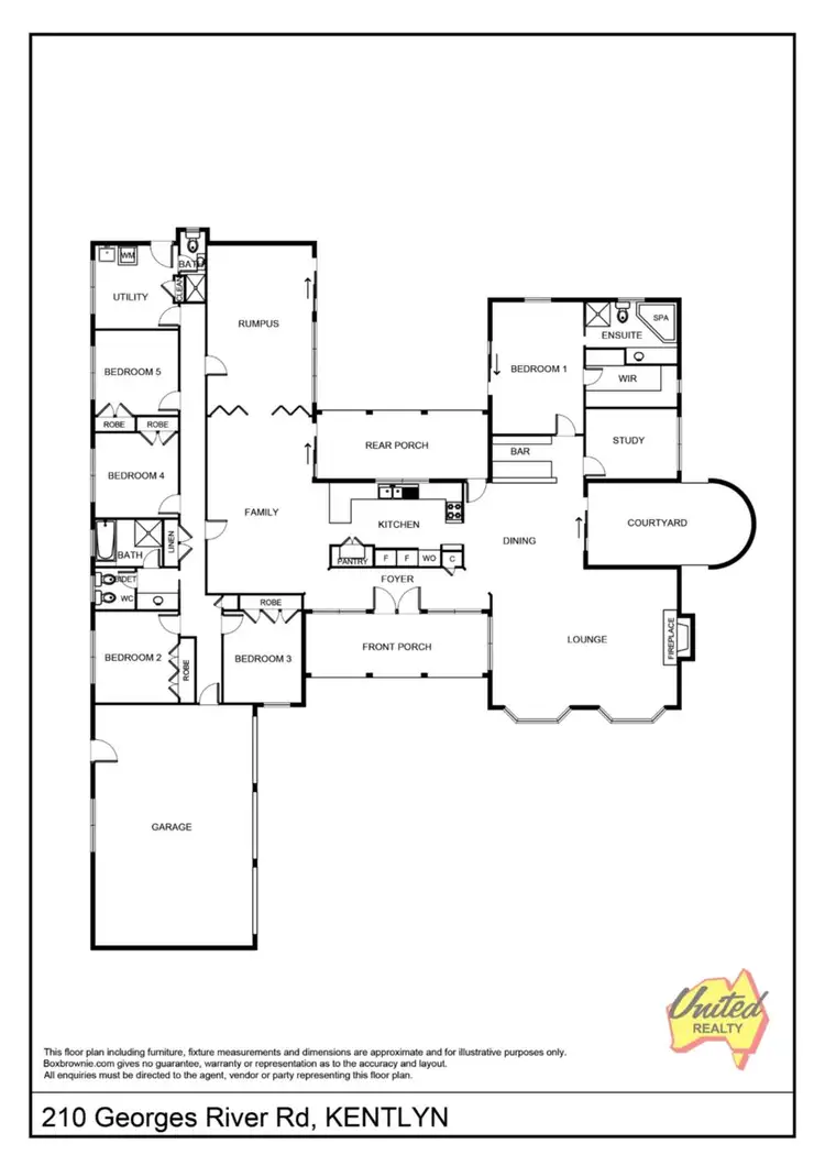 Floorplan of Homely house listing, 210 Georges River Road, Kentlyn NSW 2560
