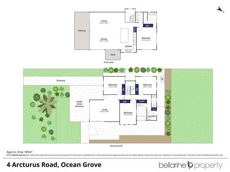 Floorplan of Homely house listing, 4 Arcturus Road, Ocean Grove VIC 3226