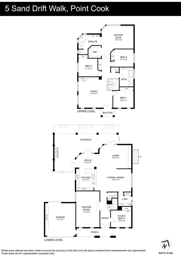 Floorplan of Homely house listing, 5 Sand Drift Walk, Sanctuary Lakes VIC 3030
