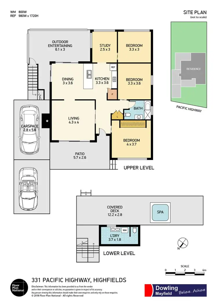 Floorplan of Homely house listing, 331 Pacific Highway, Highfields NSW 2289
