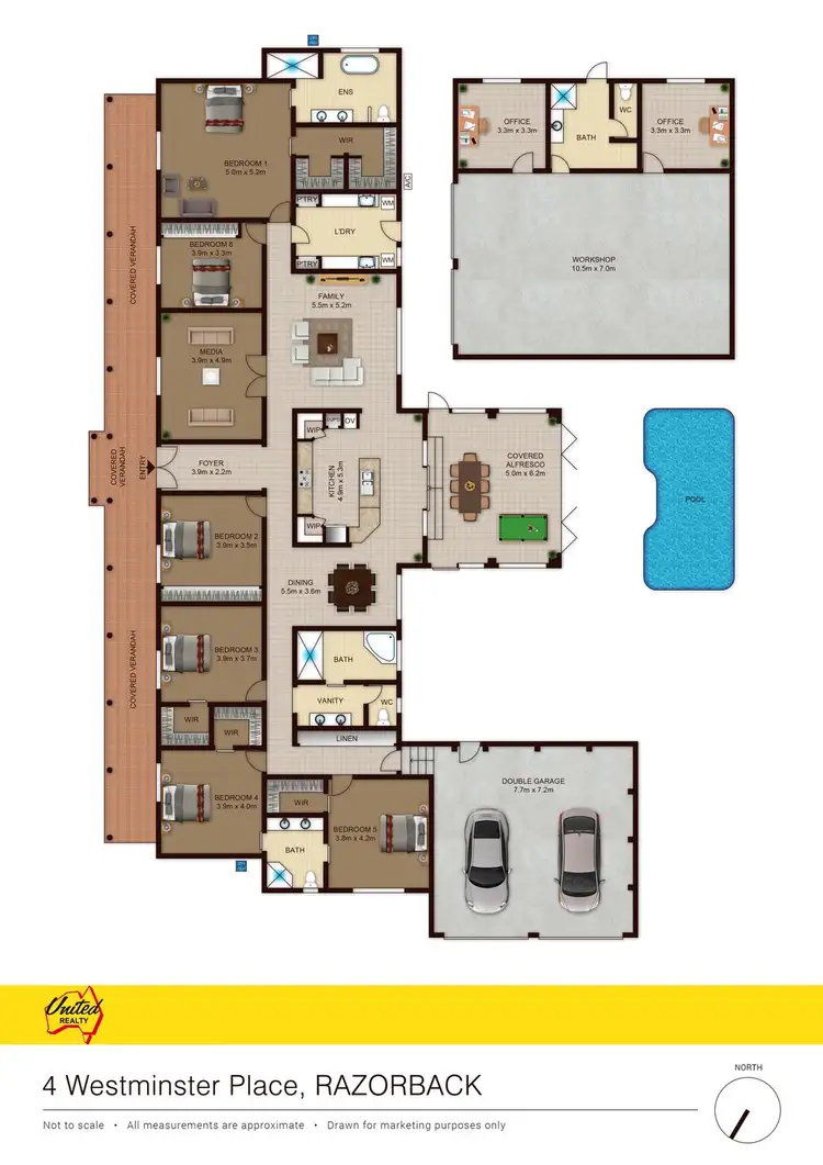 Floorplan of Homely house listing, 4 Westminster Place, Razorback NSW 2571